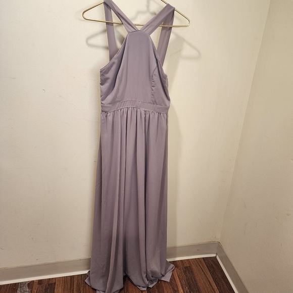 Lulu's long Sleevesless Mauve Bridemaid Dress size S - Picture 10 of 11